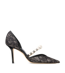 JIMMY CHOO AURELIE85 DRJBLACK/WHITE