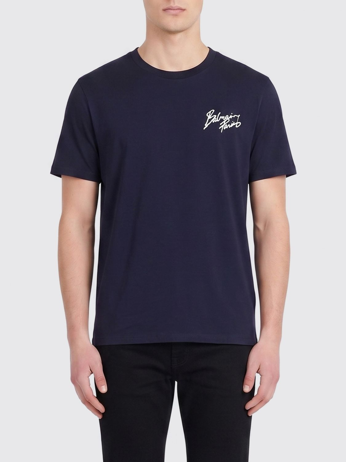 [Balmain] T-shirts Short Sleeve SS26 GH1EG000BD40 SIV