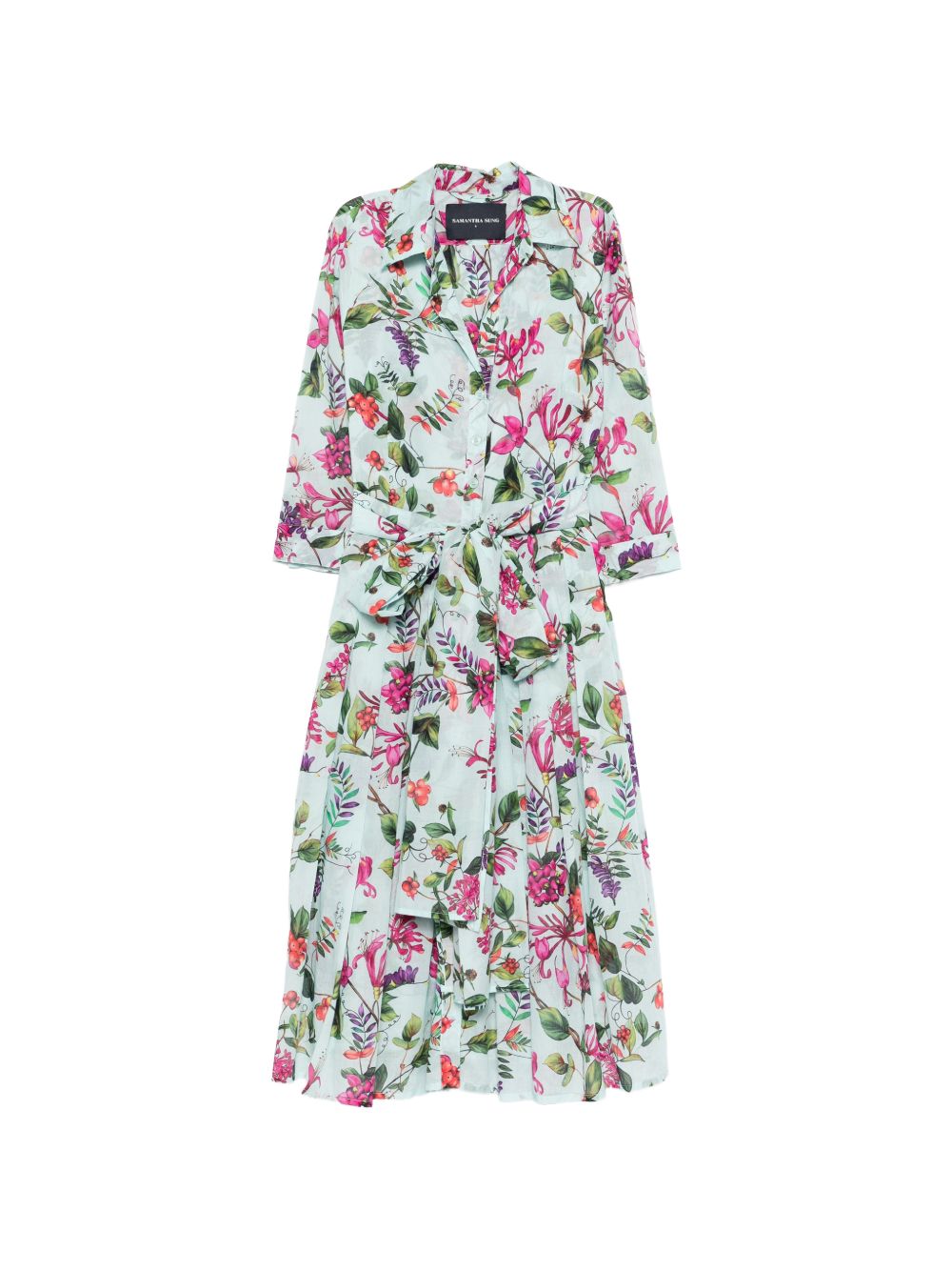 SAMANTHA SUNG AUDREYDRESSSHIRT GALERIESUMMERBOUQUETSOFTAQUA