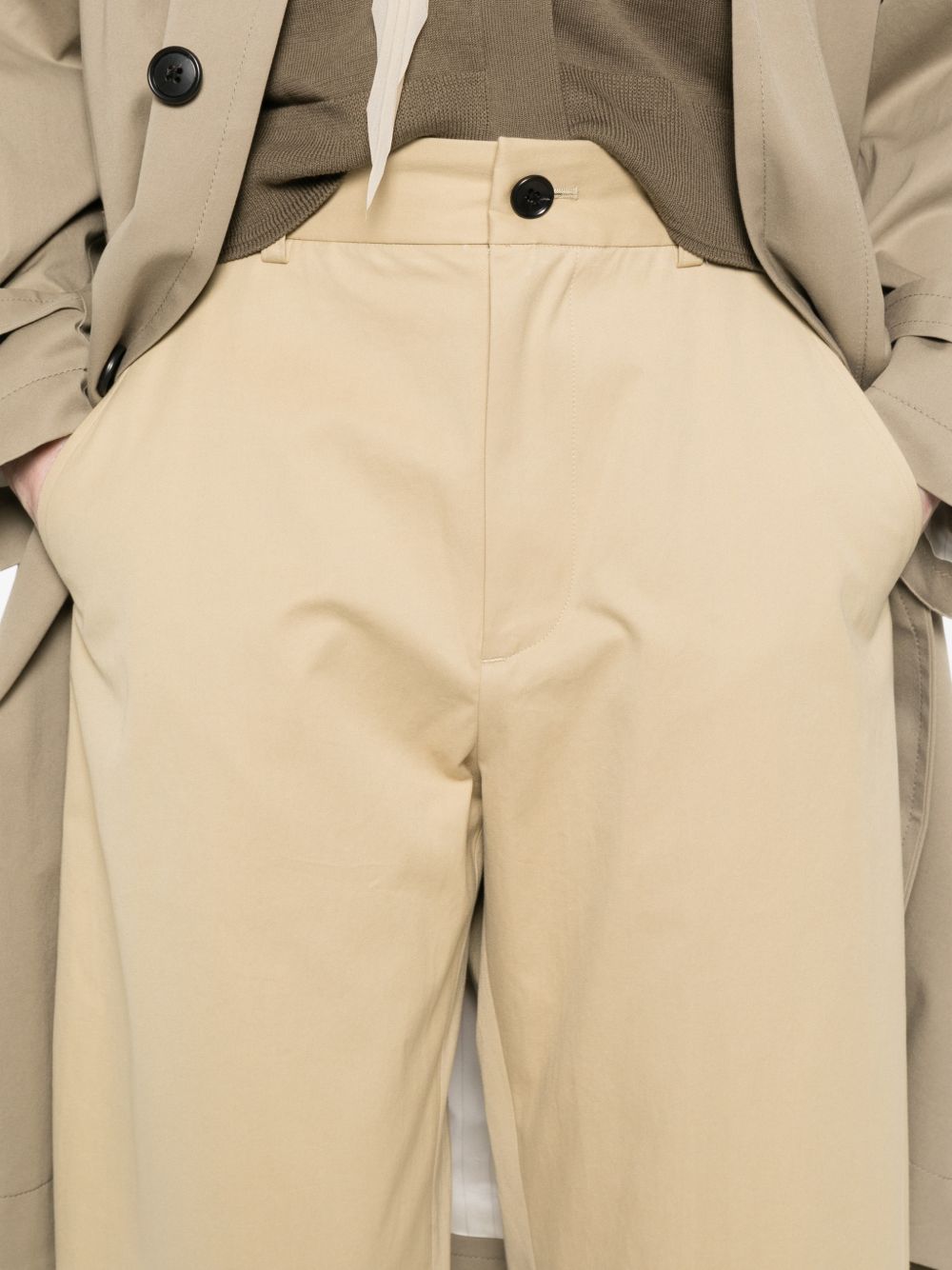 NICHOLSON & NICHOLSON ECRU CHINO2BEG