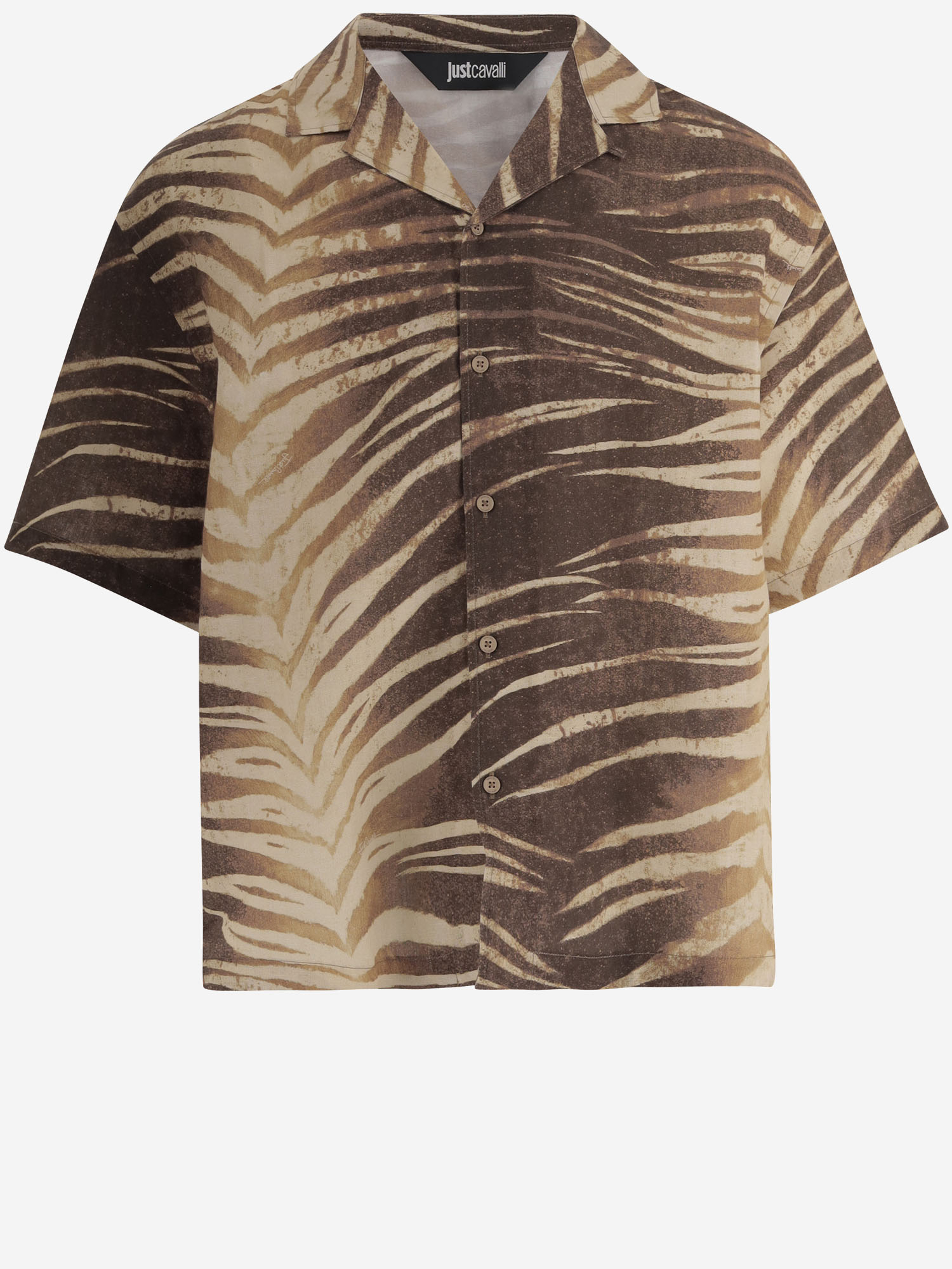 [Just Cavalli] Shirts Short Sleeve SS26 80OALF02CNF06R83