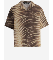 [Just Cavalli] Shirts Short Sleeve SS26 80OALF02CNF06R83