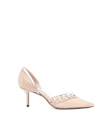 JIMMY CHOO AURELIE65 QKGMACARON/WHITE