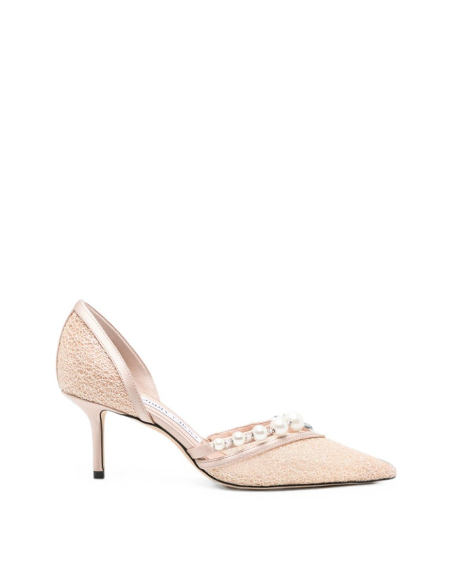 JIMMY CHOO AURELIE65 QKGMACARON/WHITE