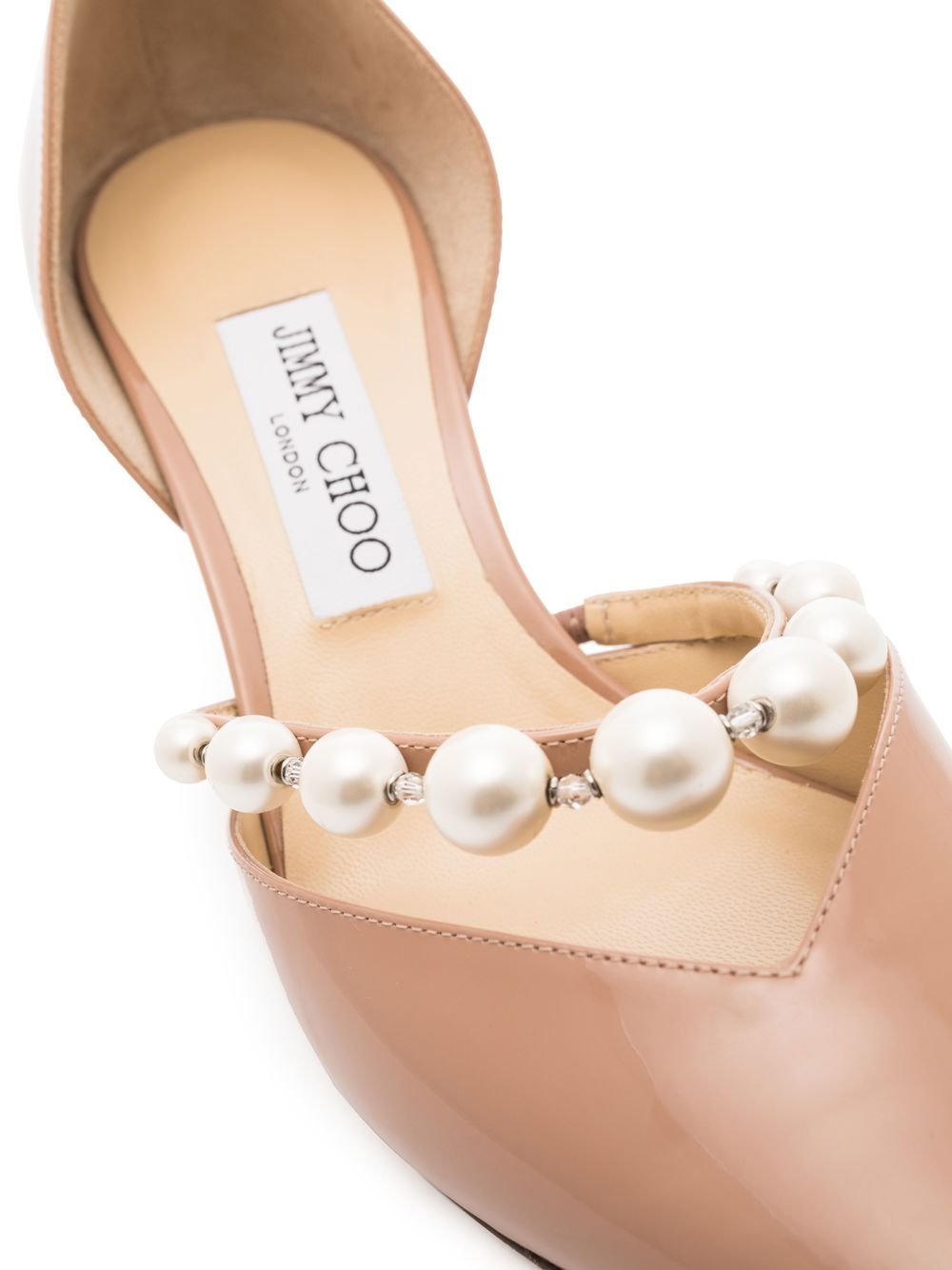 JIMMY CHOO AURELIE65 XKMBALLETPINK/WHITE