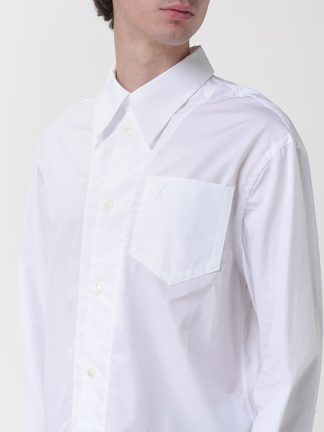 [Ami Paris] Shirts Long Sleeve SS26 USH808CO0063 100