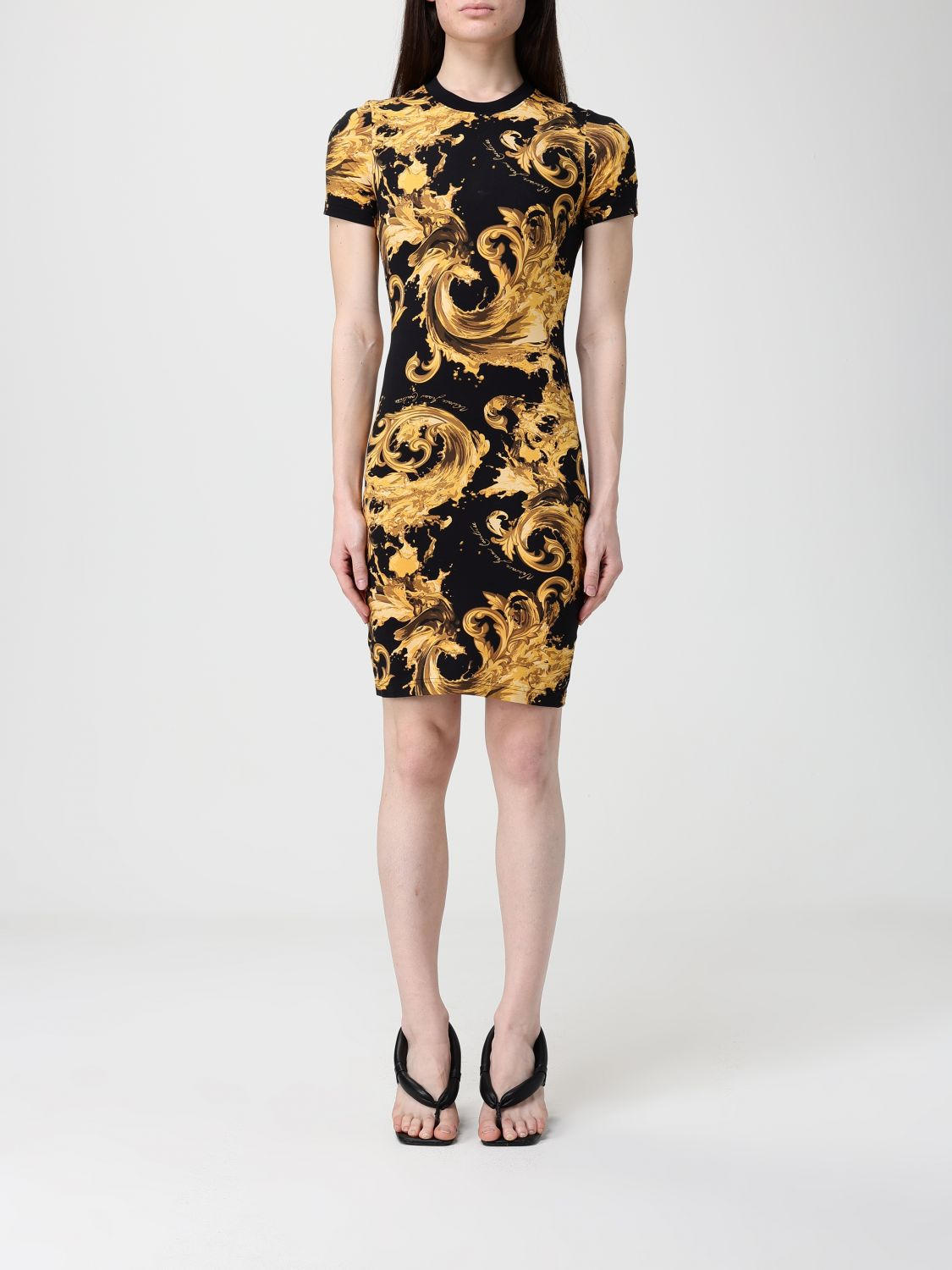 [VERSACE JEANS COUTURE] Short sleeve dress SS26 80HAO939JS553 G89