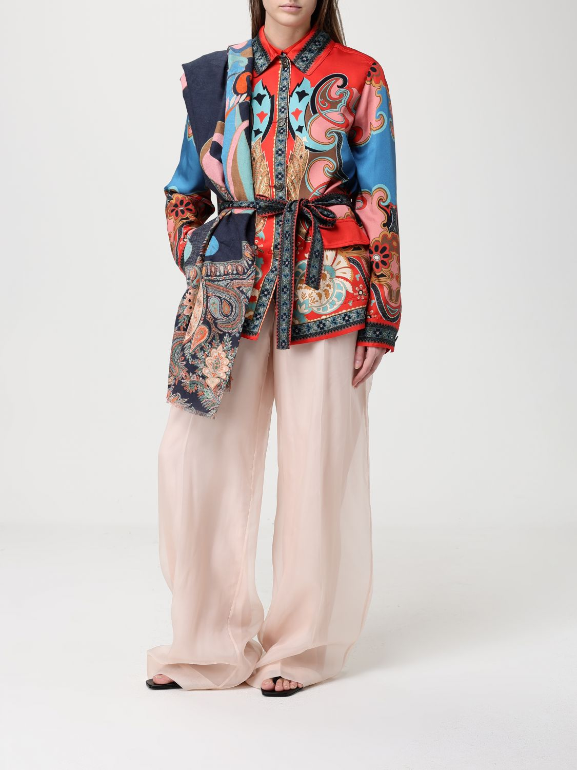 [Etro] Shirts Long Sleeve SS26 WRIA0103AKI46 X0888