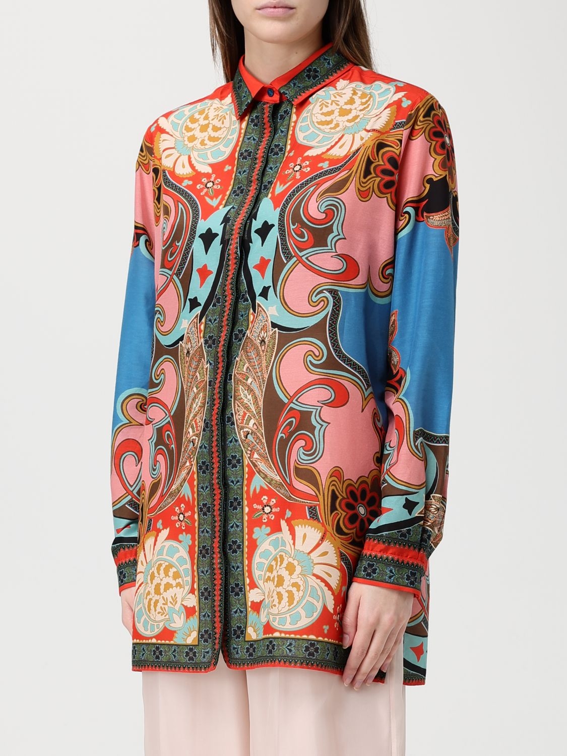 [Etro] Shirts Long Sleeve SS26 WRIA0103AKI46 X0888