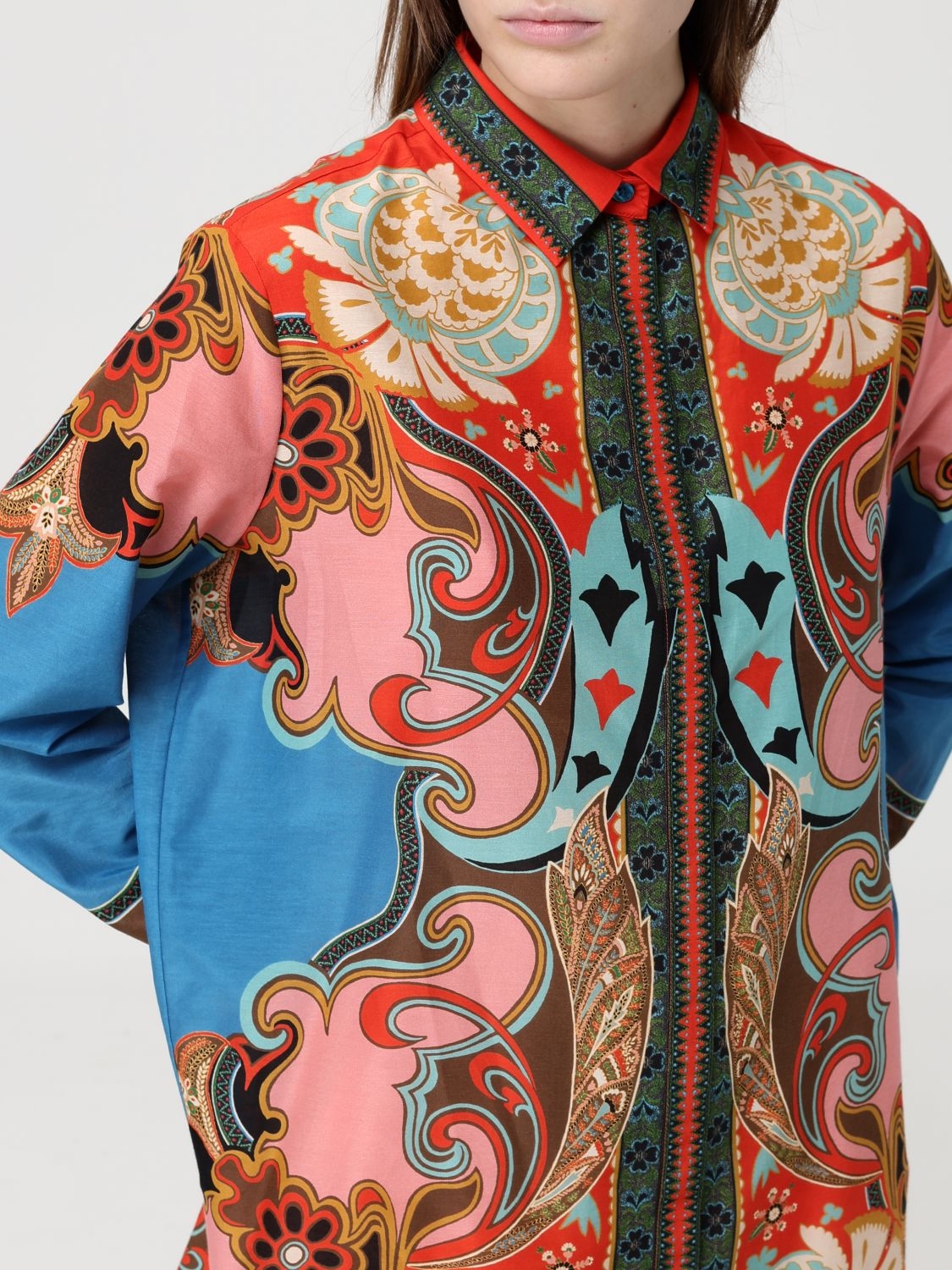 [Etro] Shirts Long Sleeve SS26 WRIA0103AKI46 X0888