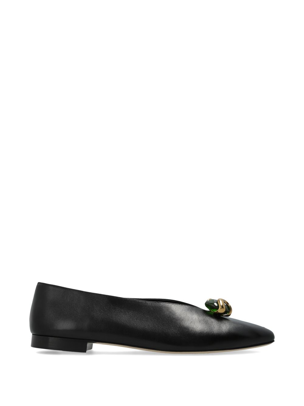 JIMMY CHOO MARGOTFLAT EPFBLACK/CLOVER