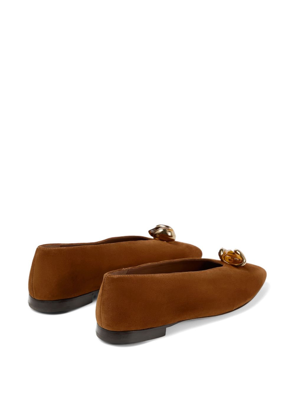 JIMMY CHOO MARGOTFLAT BSBTAN/AMBER