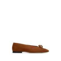 JIMMY CHOO MARGOTFLAT BSBTAN/AMBER