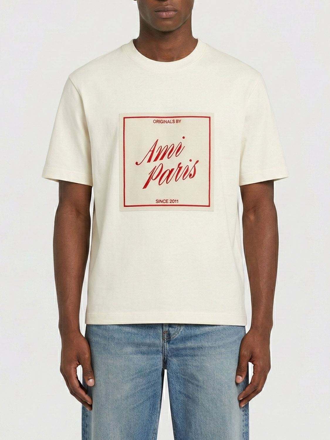 [Ami Paris] T-shirts Short Sleeve SS26 UTS385726 136