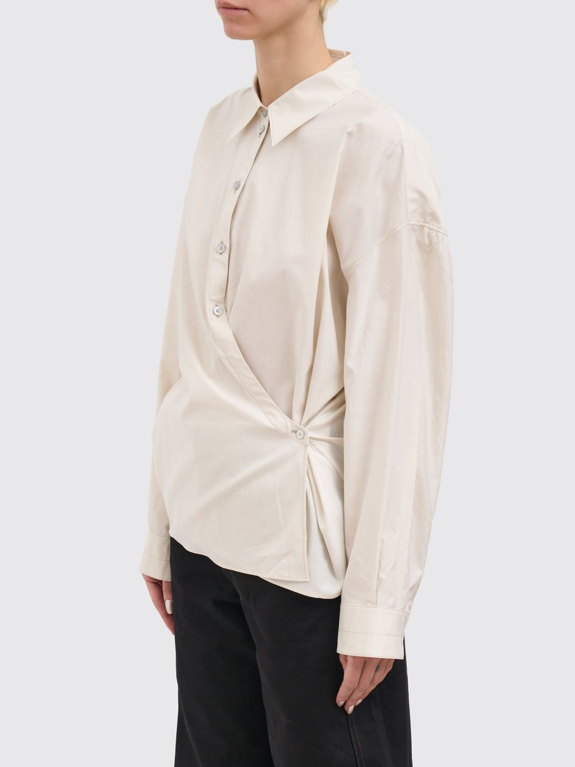 [LEMAIRE] Shirts Long Sleeve SS26 SH1141LF1500 WH048