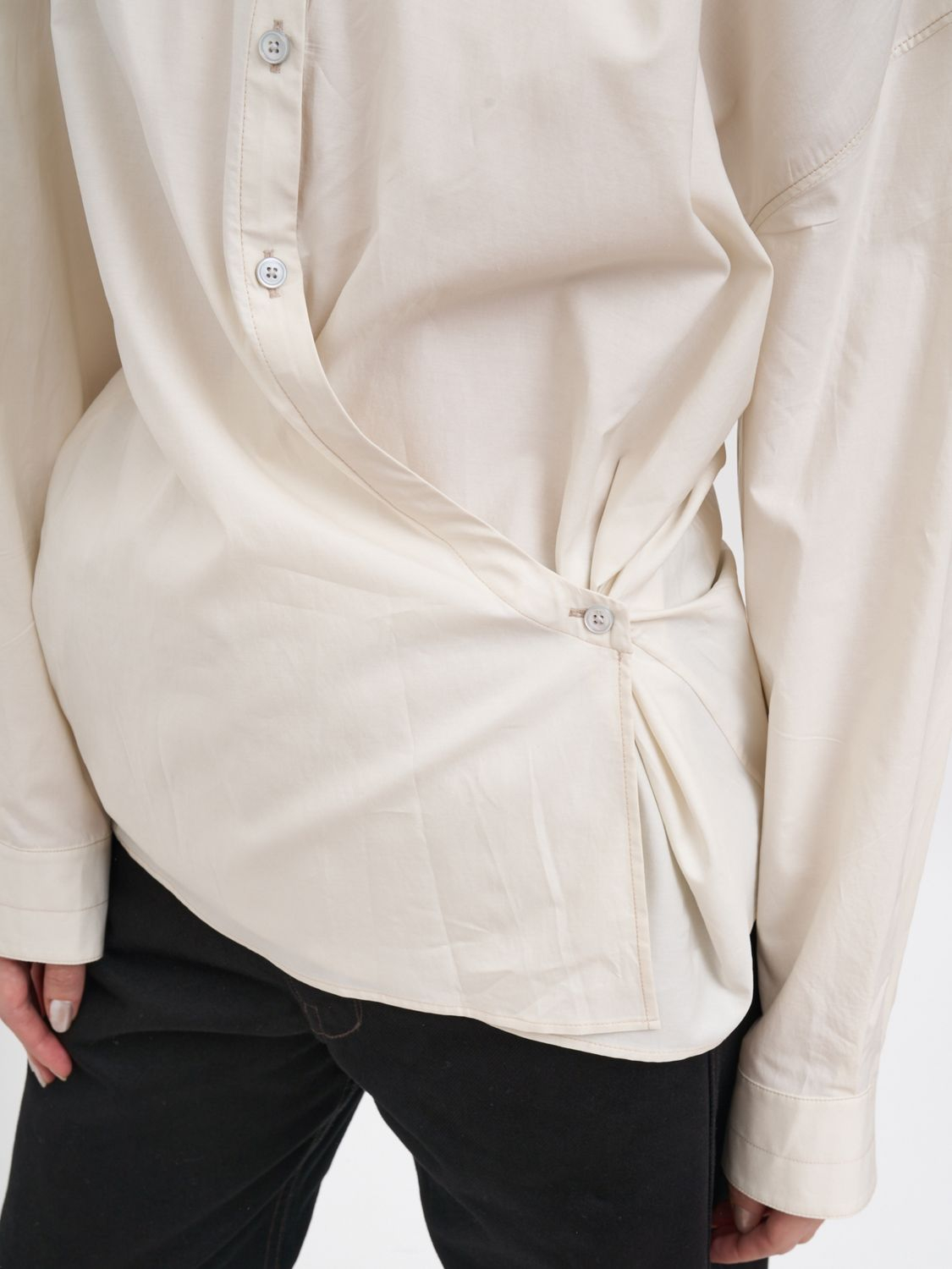 [LEMAIRE] Shirts Long Sleeve SS26 SH1141LF1500 WH048