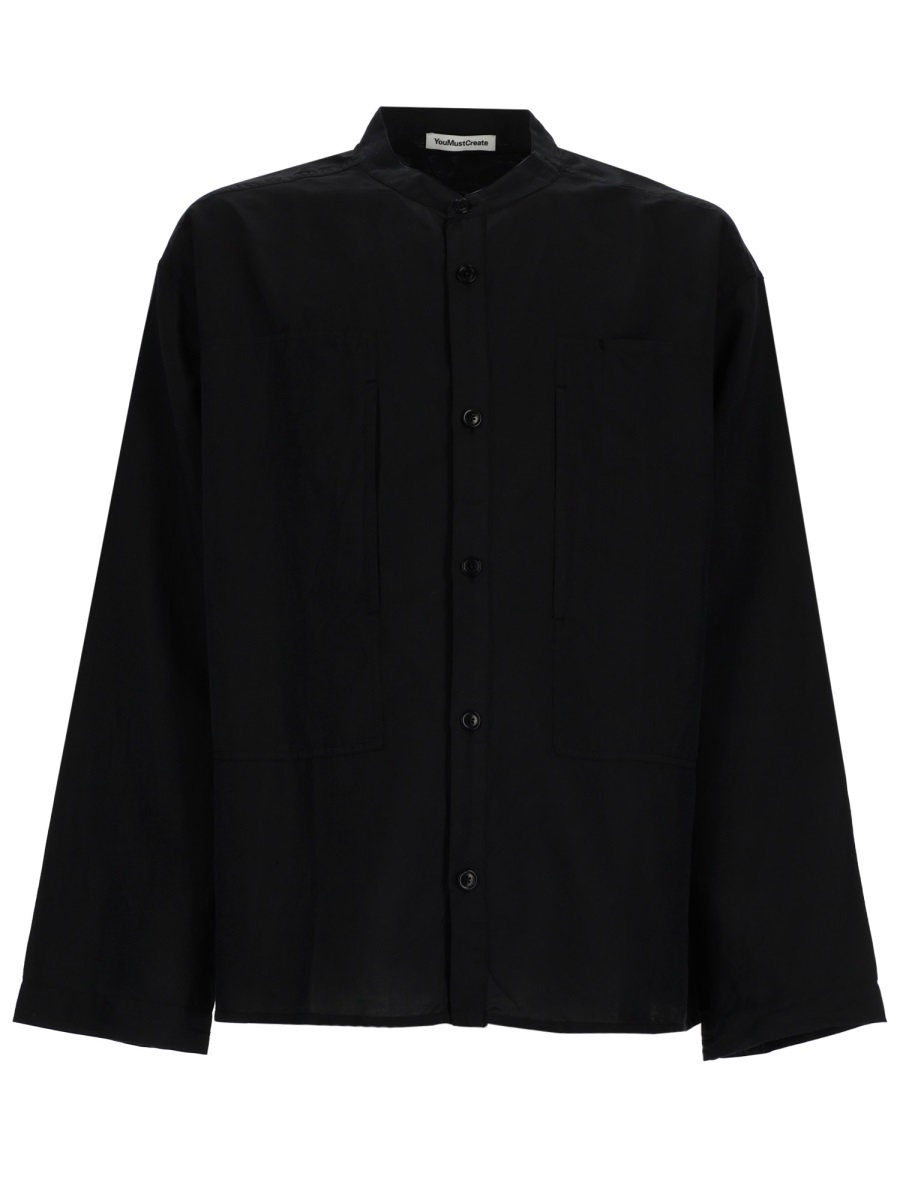[YMC] Shirts Long Sleeve SS26 P2AAG_BLACK
