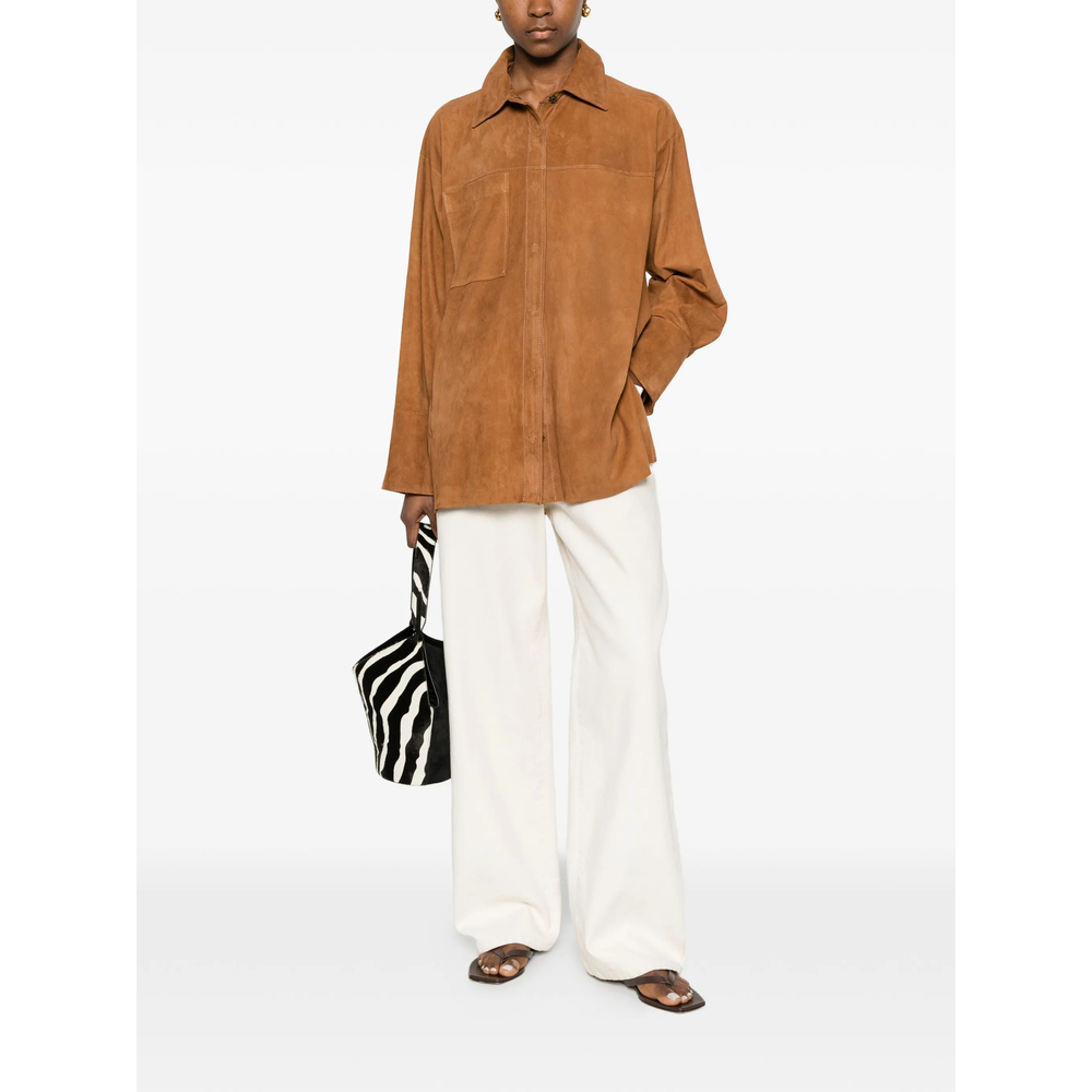 [Santoro] Leather Jacket SS26 50010-D  CARAM