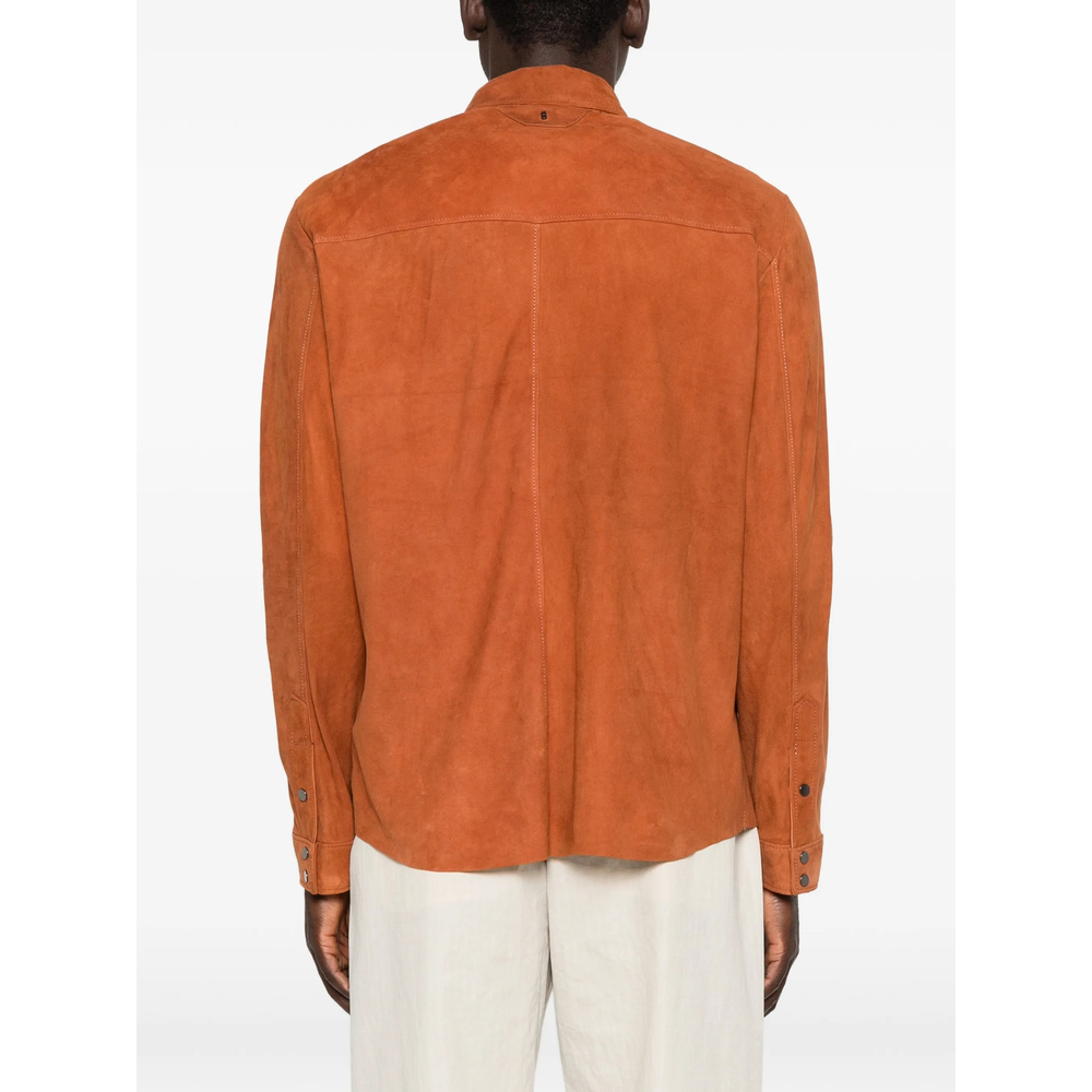 [Santoro] Leather Jacket SS26 50516-U  BRICK