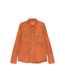 [Santoro] Leather Jacket SS26 50516-U  BRICK
