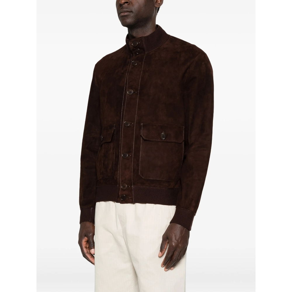 [Santoro] Leather Jacket SS26 50685-U  DKBRO