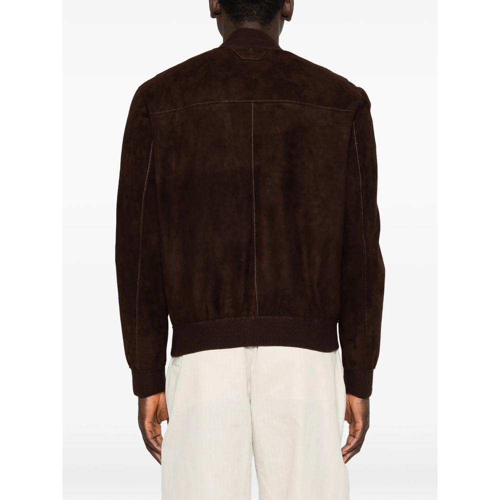 [Santoro] Leather Jacket SS26 50685-U  DKBRO