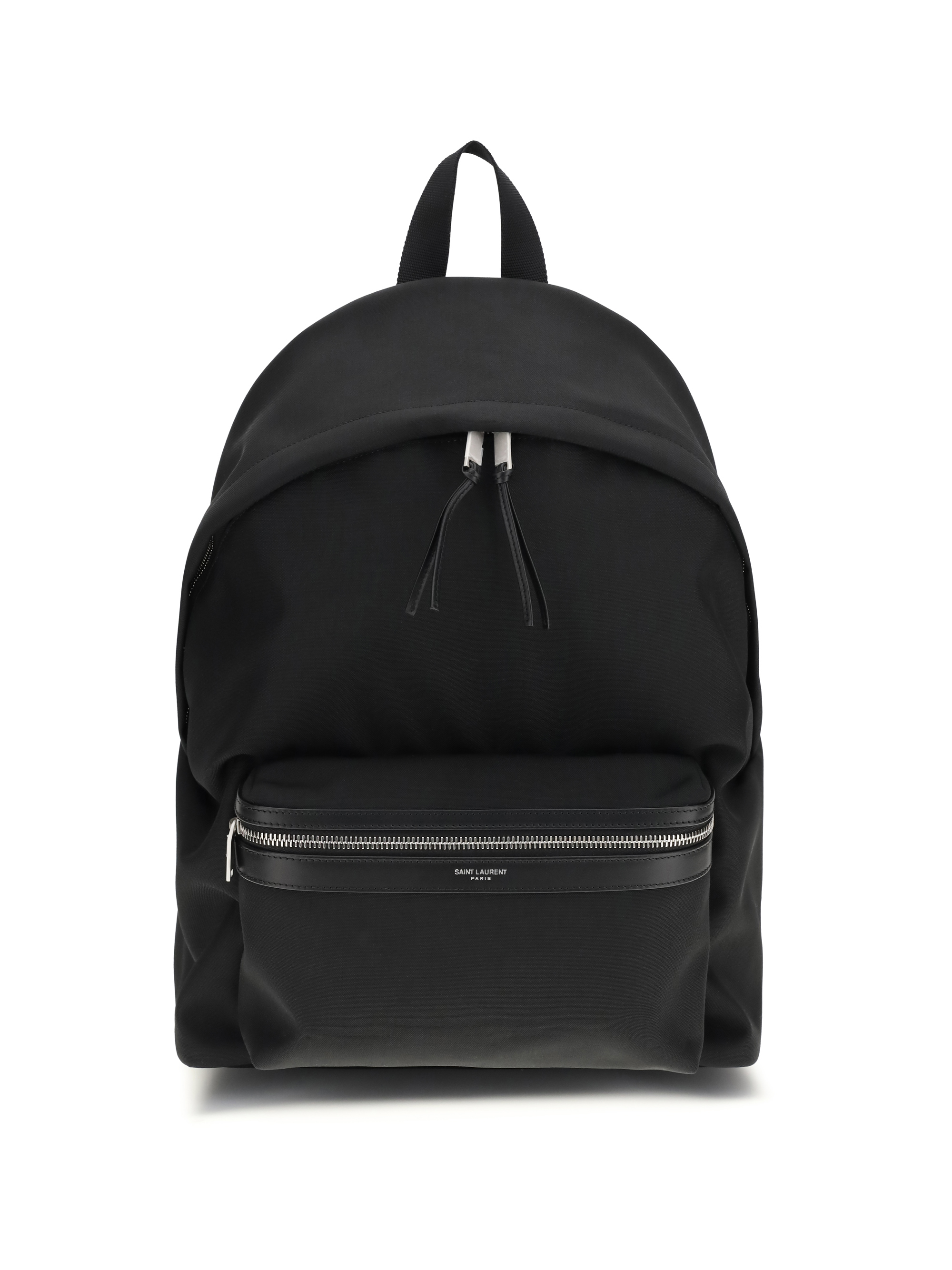 City Backpack in leather and nylon