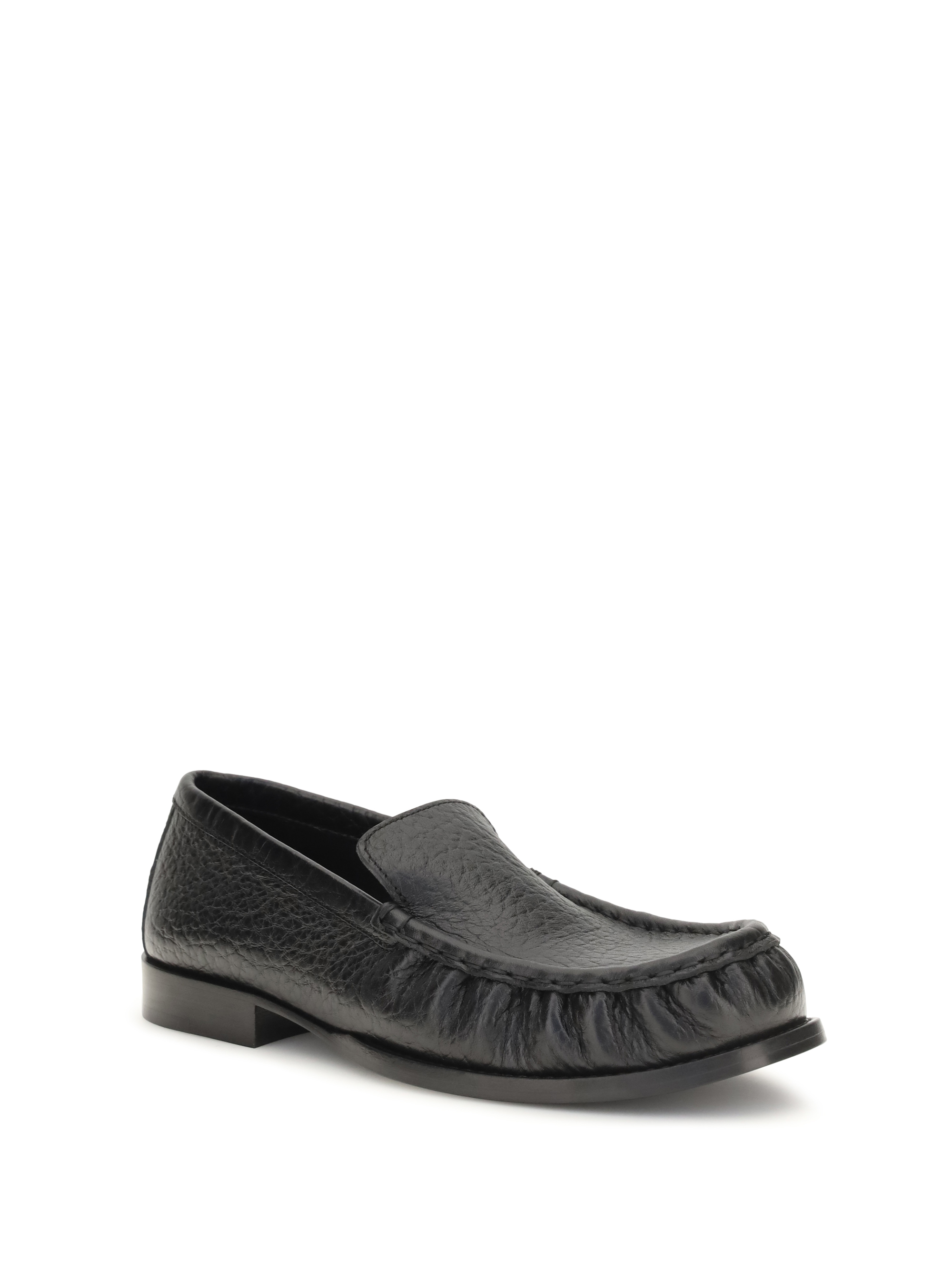 Grained leather Loafers