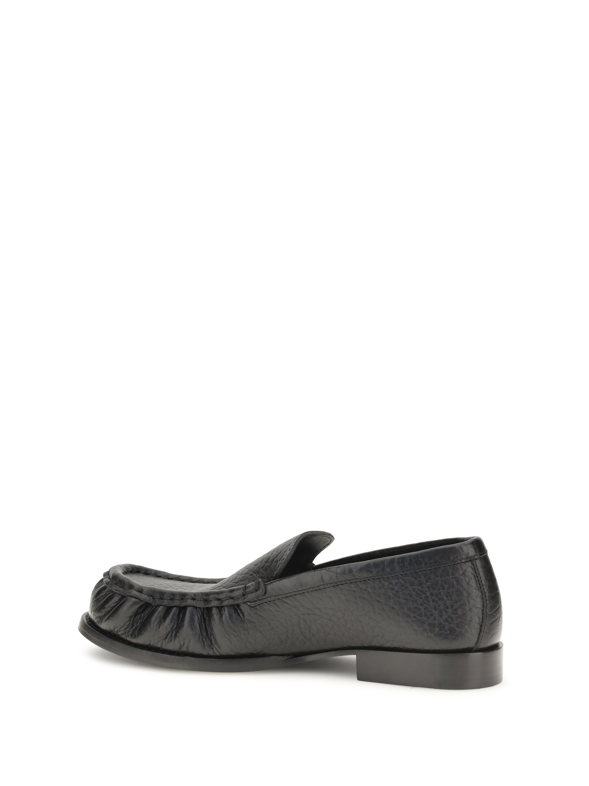 Grained leather Loafers