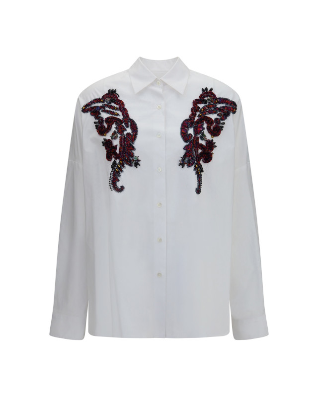 Beaded-detail Shirt