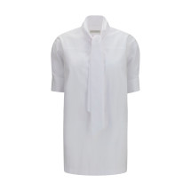 Cotton Shirt with scarf detail