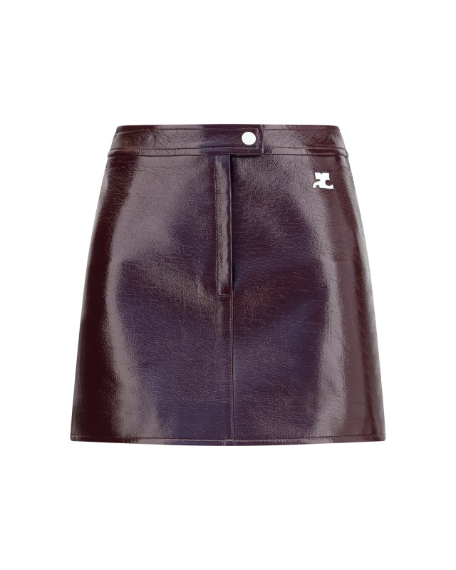 Vinyl mini Skirt
