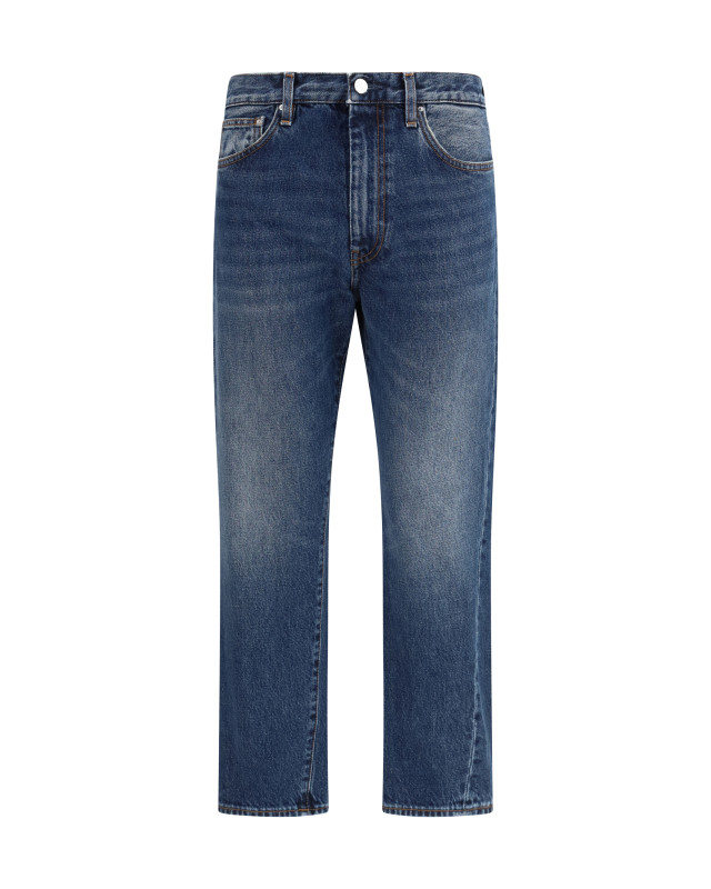 Washed Twisted Seam Jeans