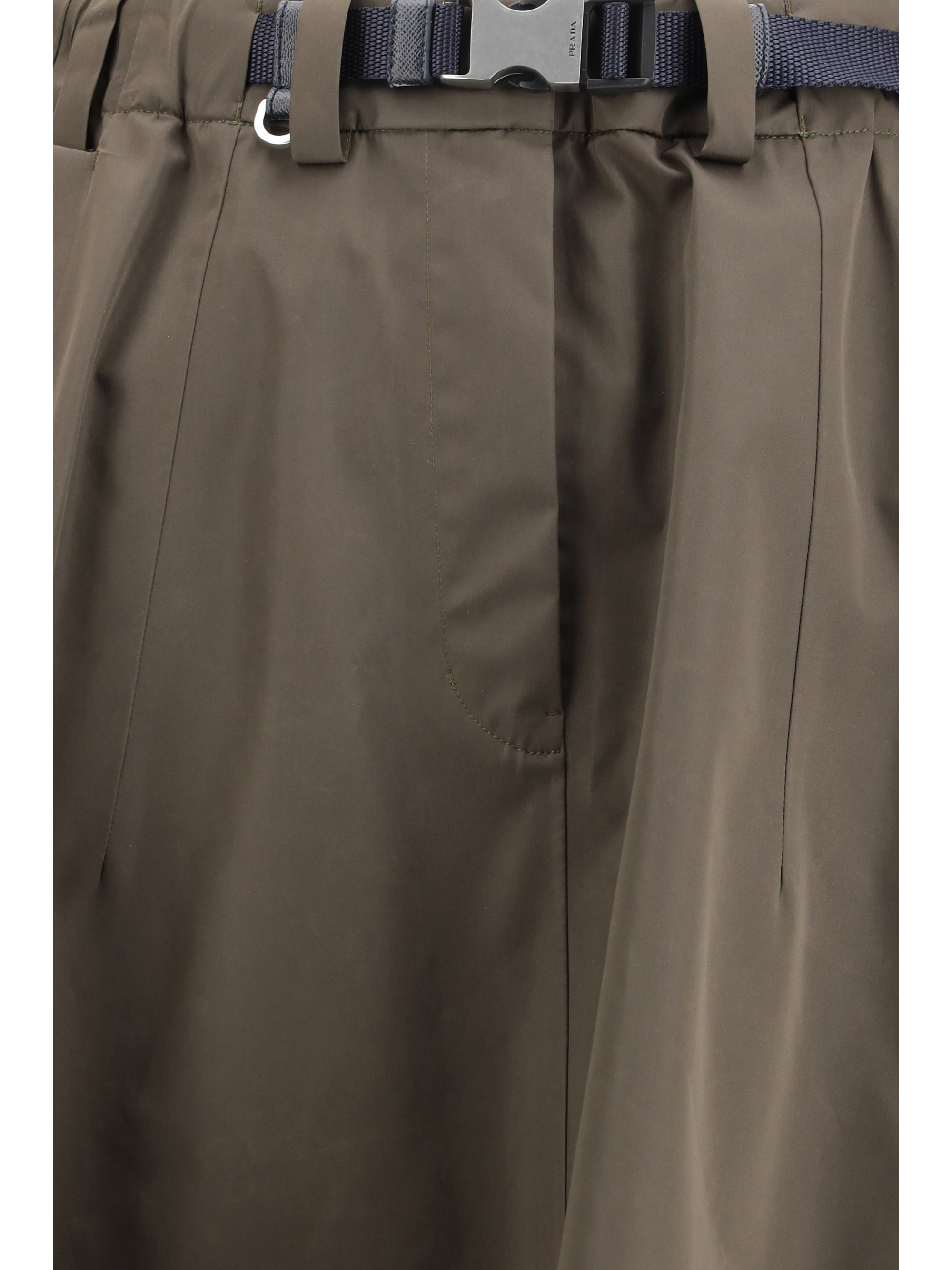 Nylon midi Skirt