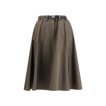 Nylon midi Skirt