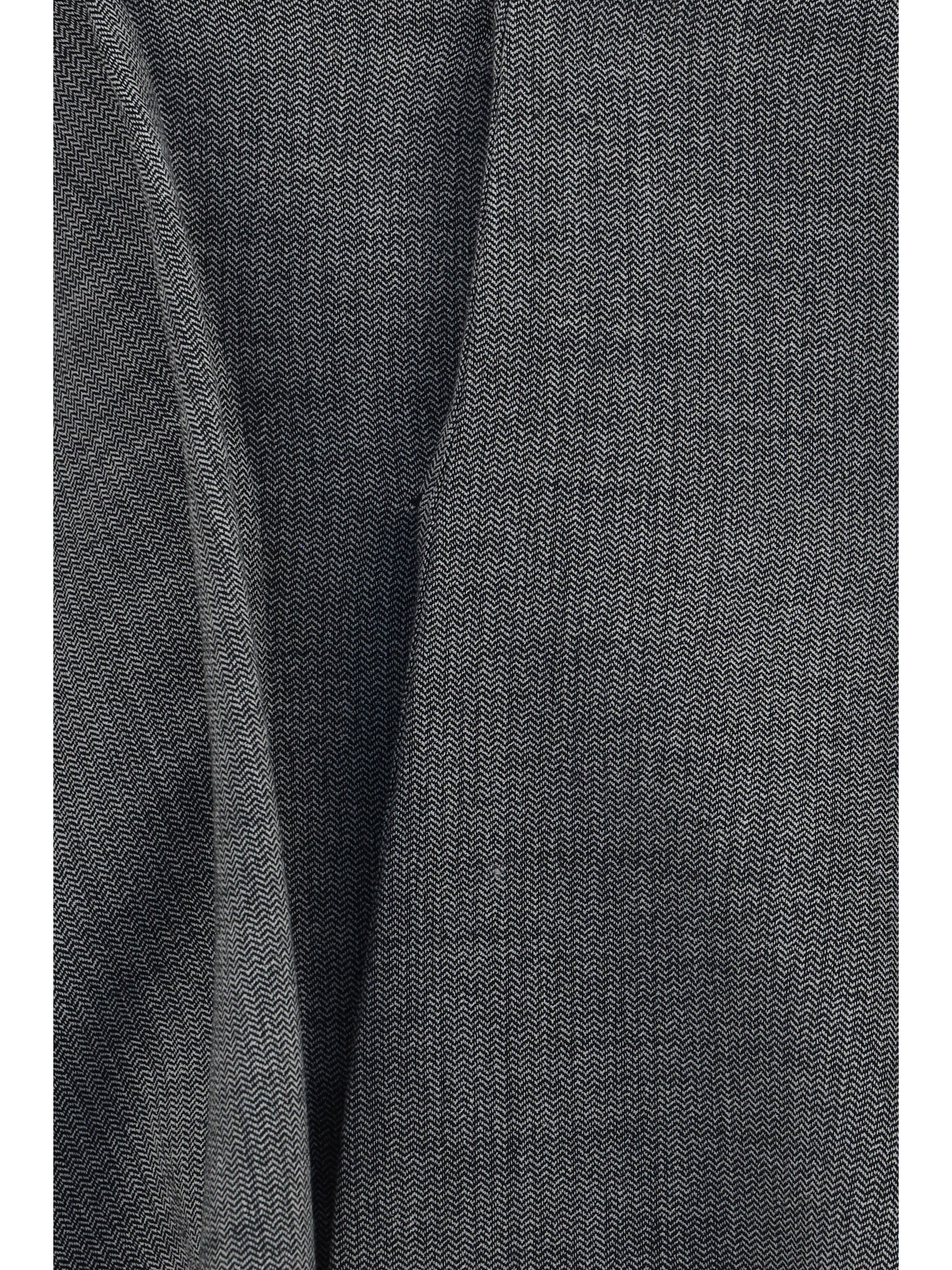 Asymmetrical wool Corset