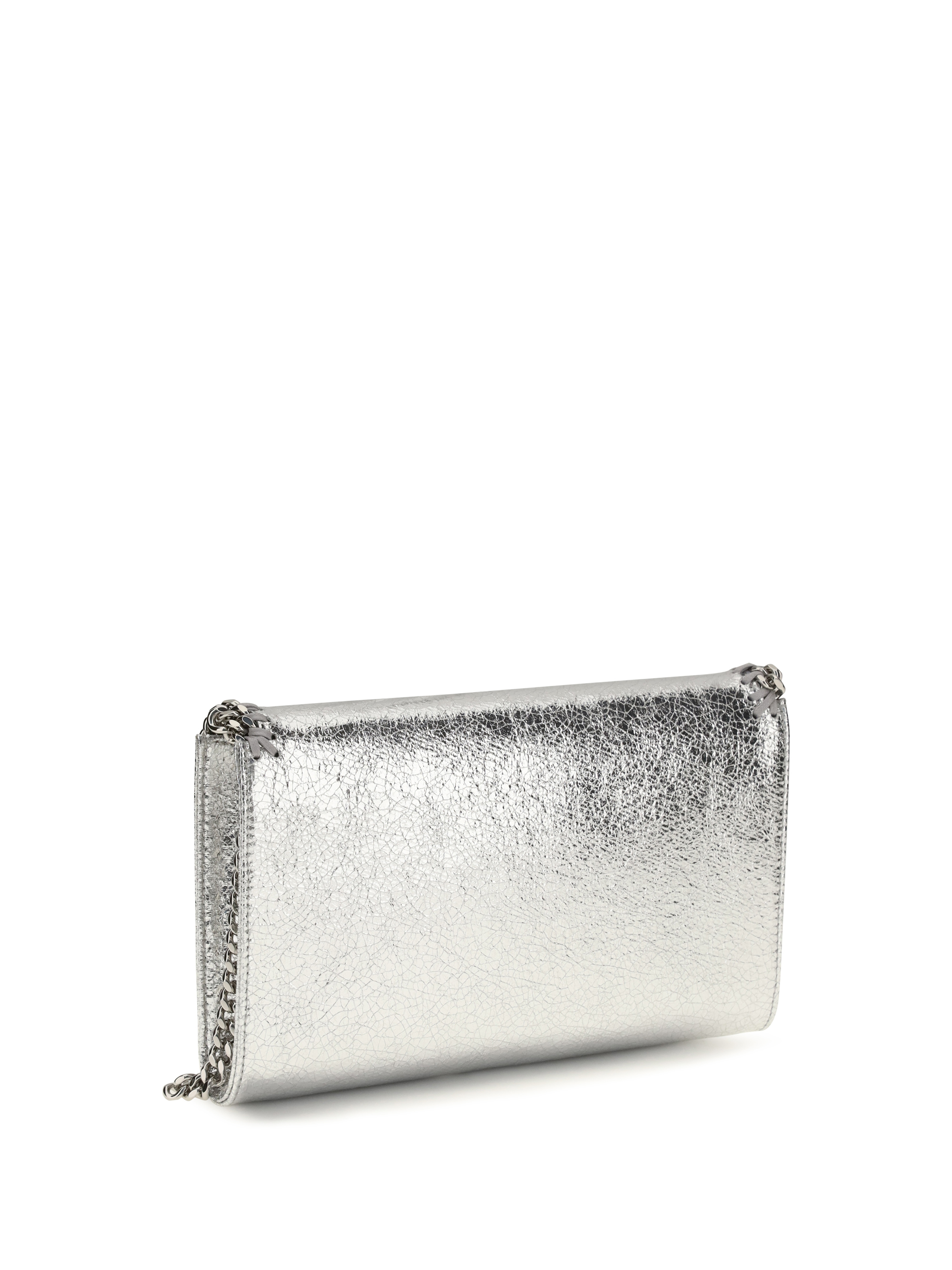 Falabella metallic fabric Shoulder Bag
