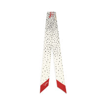 Twill Little Stars Starry Scarf in silk