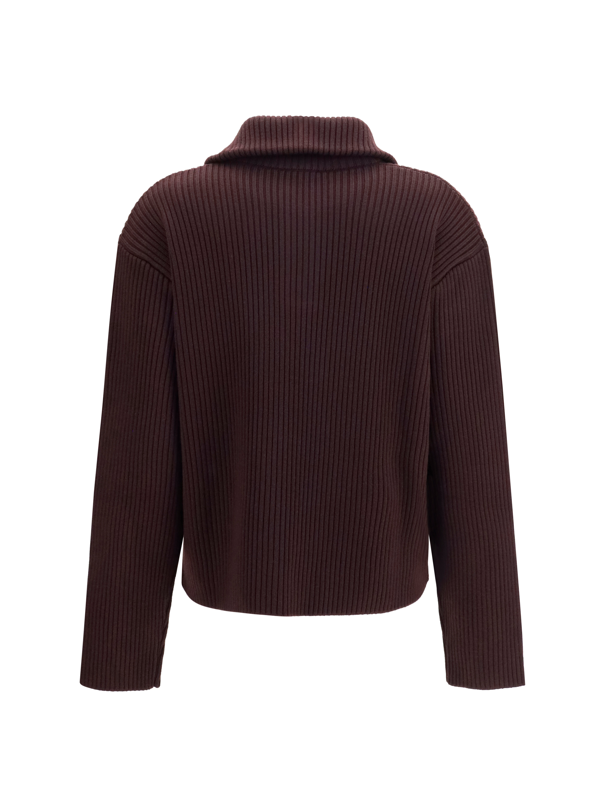Ribbed zip Sweater