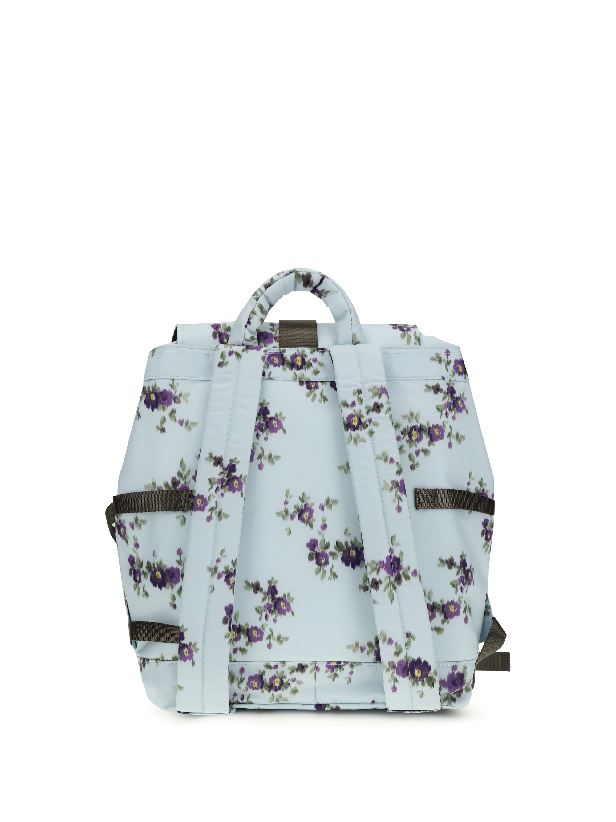 Re-tech Nylon Backpack with floral pattern