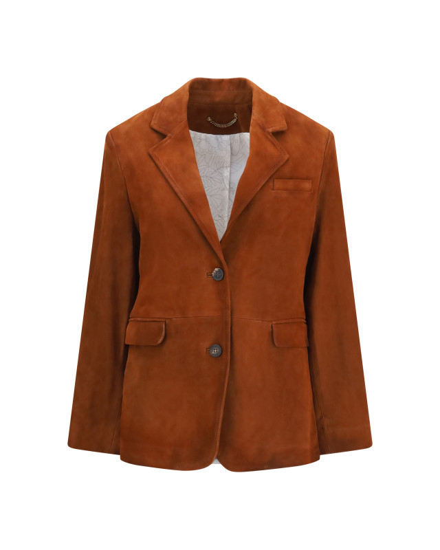 Single-breasted leather Jacket