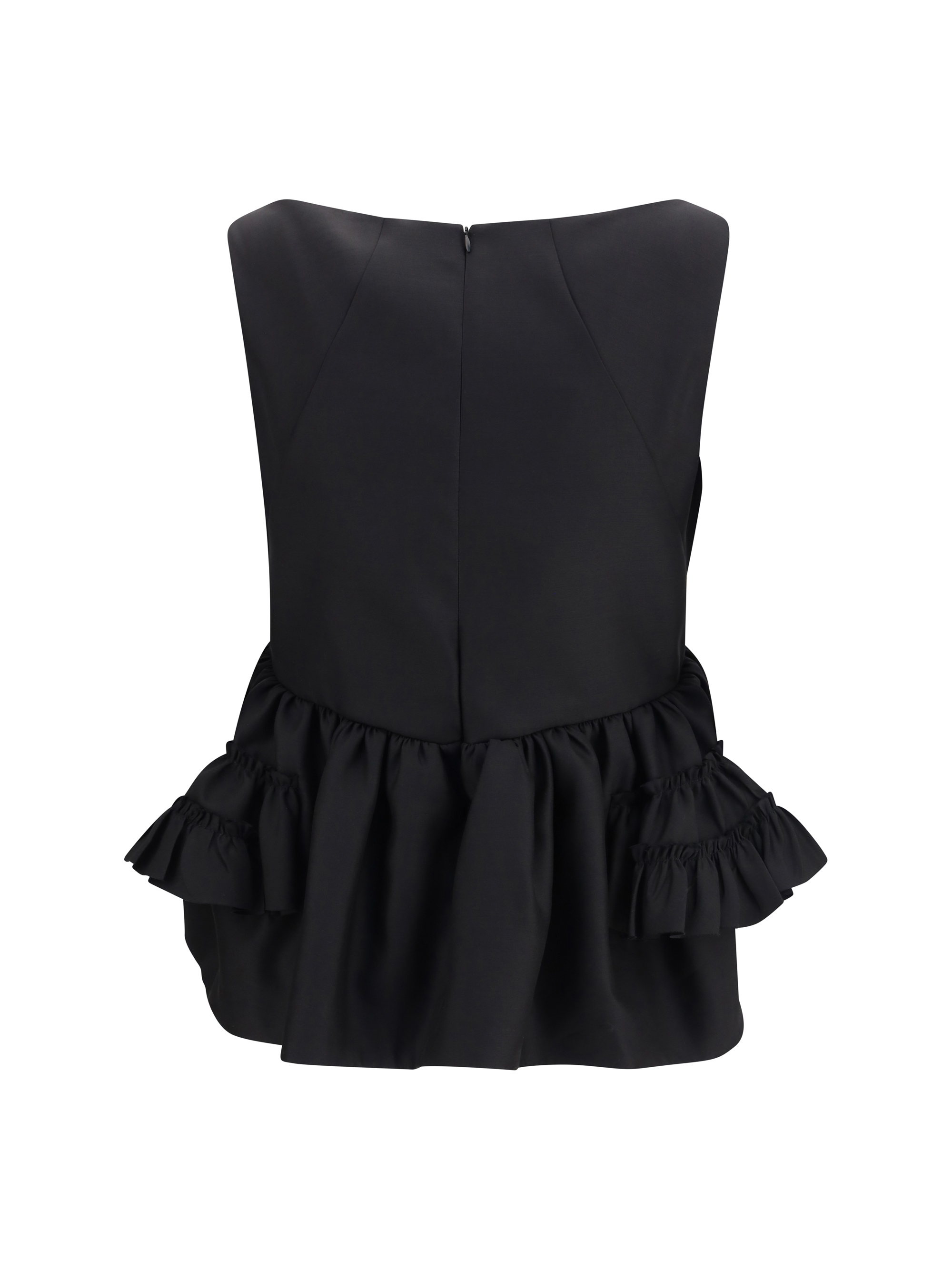 Ruffled peplum Top
