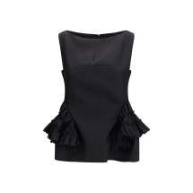 Ruffled peplum Top