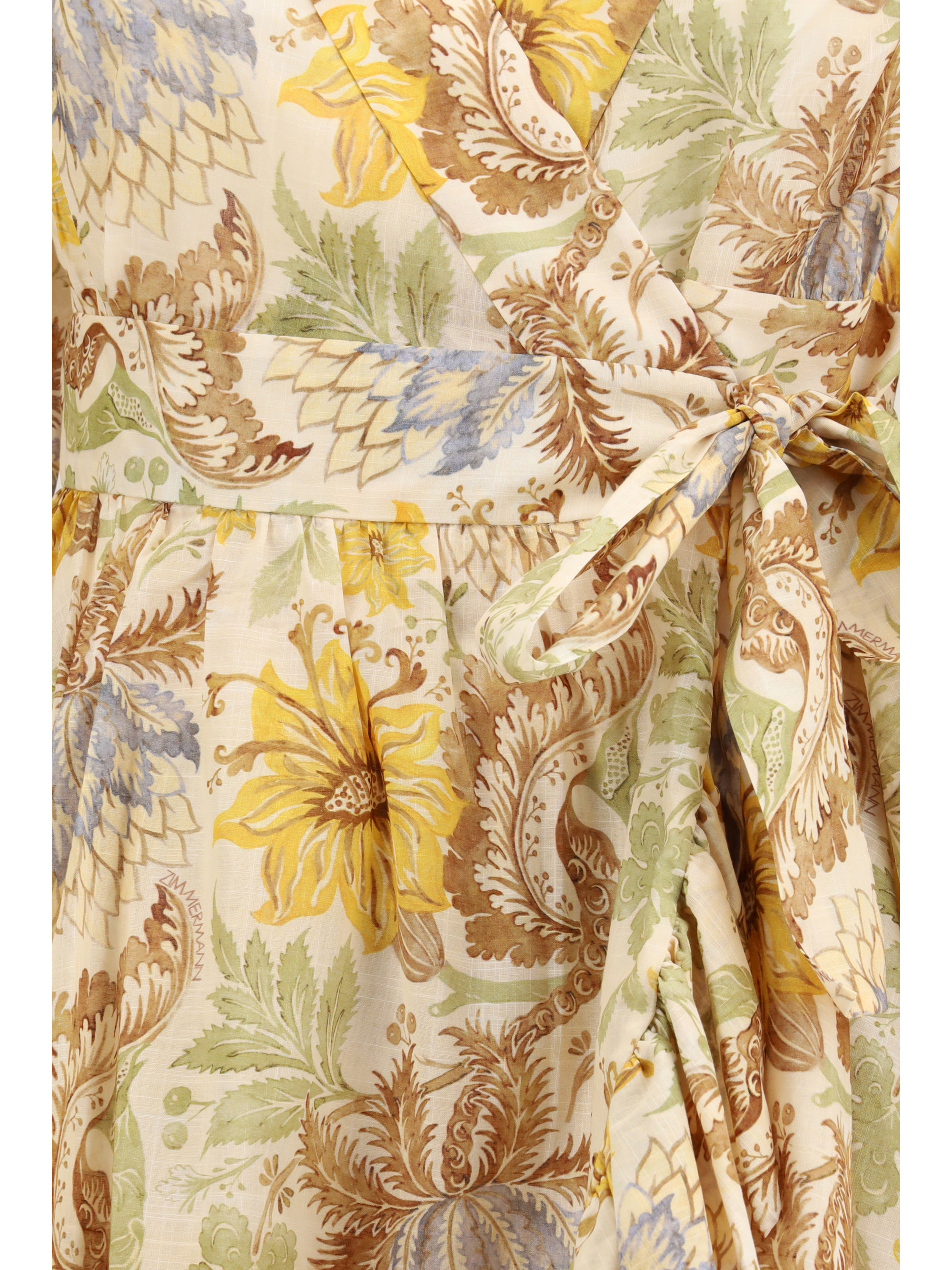 Daylight wrap mini Dress