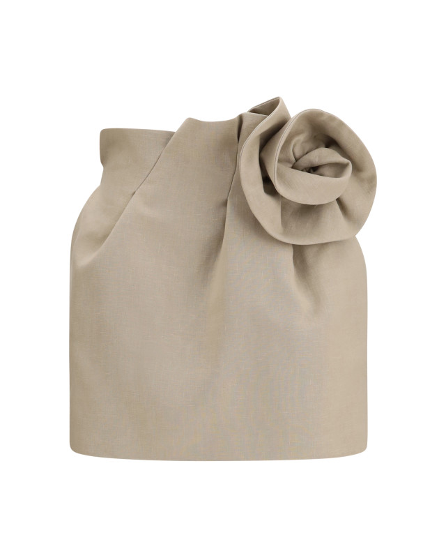Linen mini Skirt