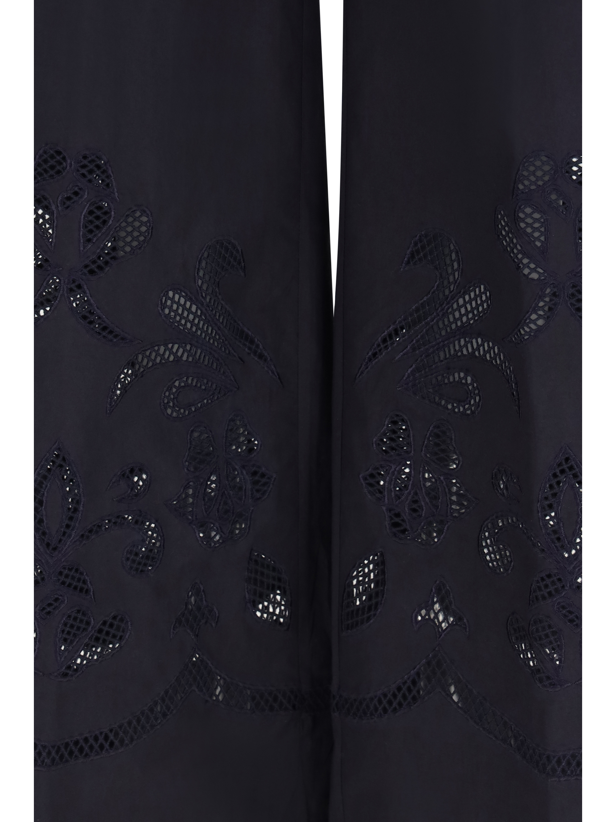 Embroidered cotton Pants