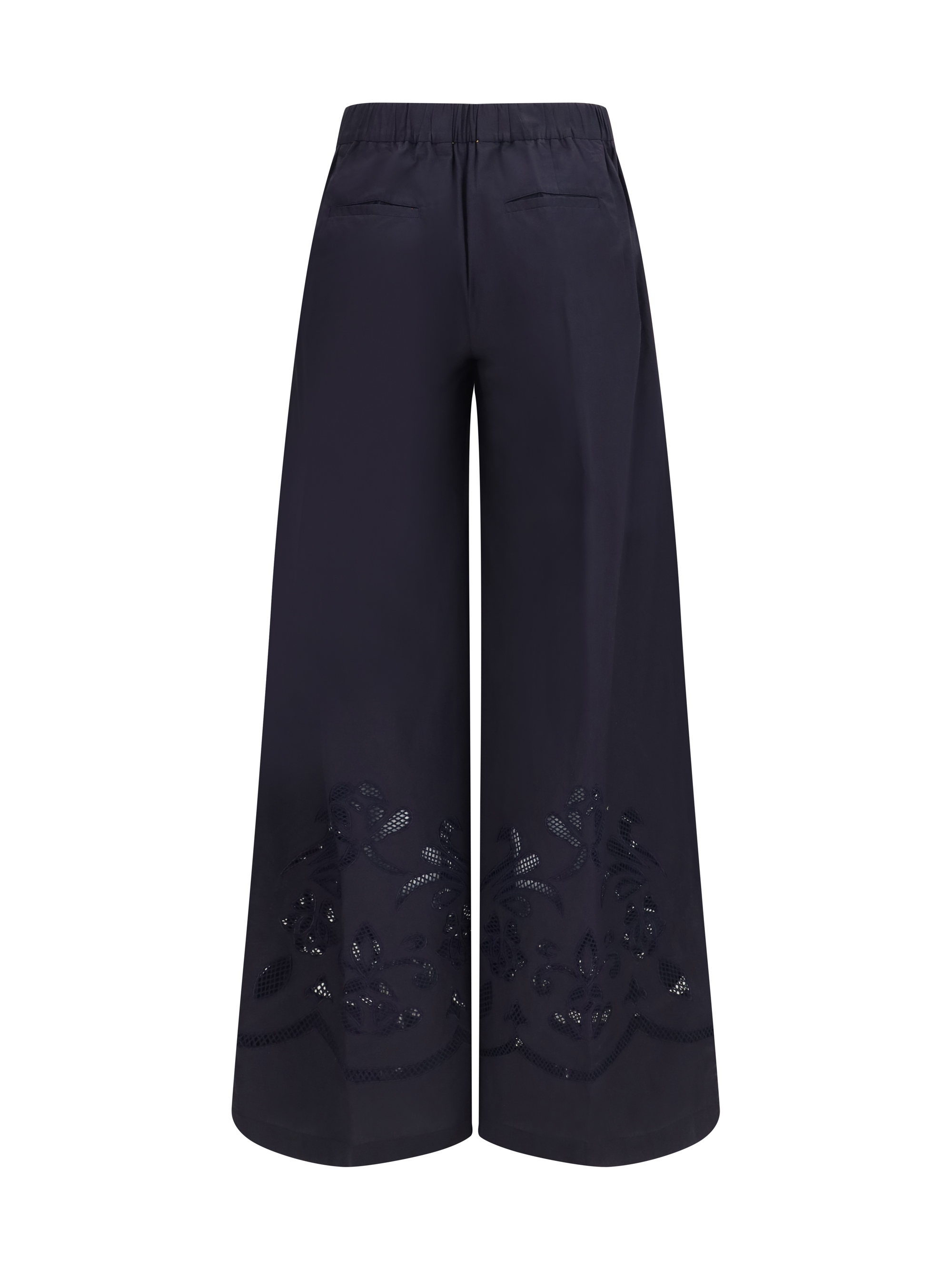 Embroidered cotton Pants