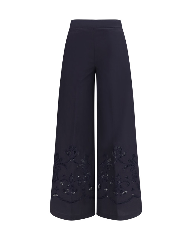 Embroidered cotton Pants
