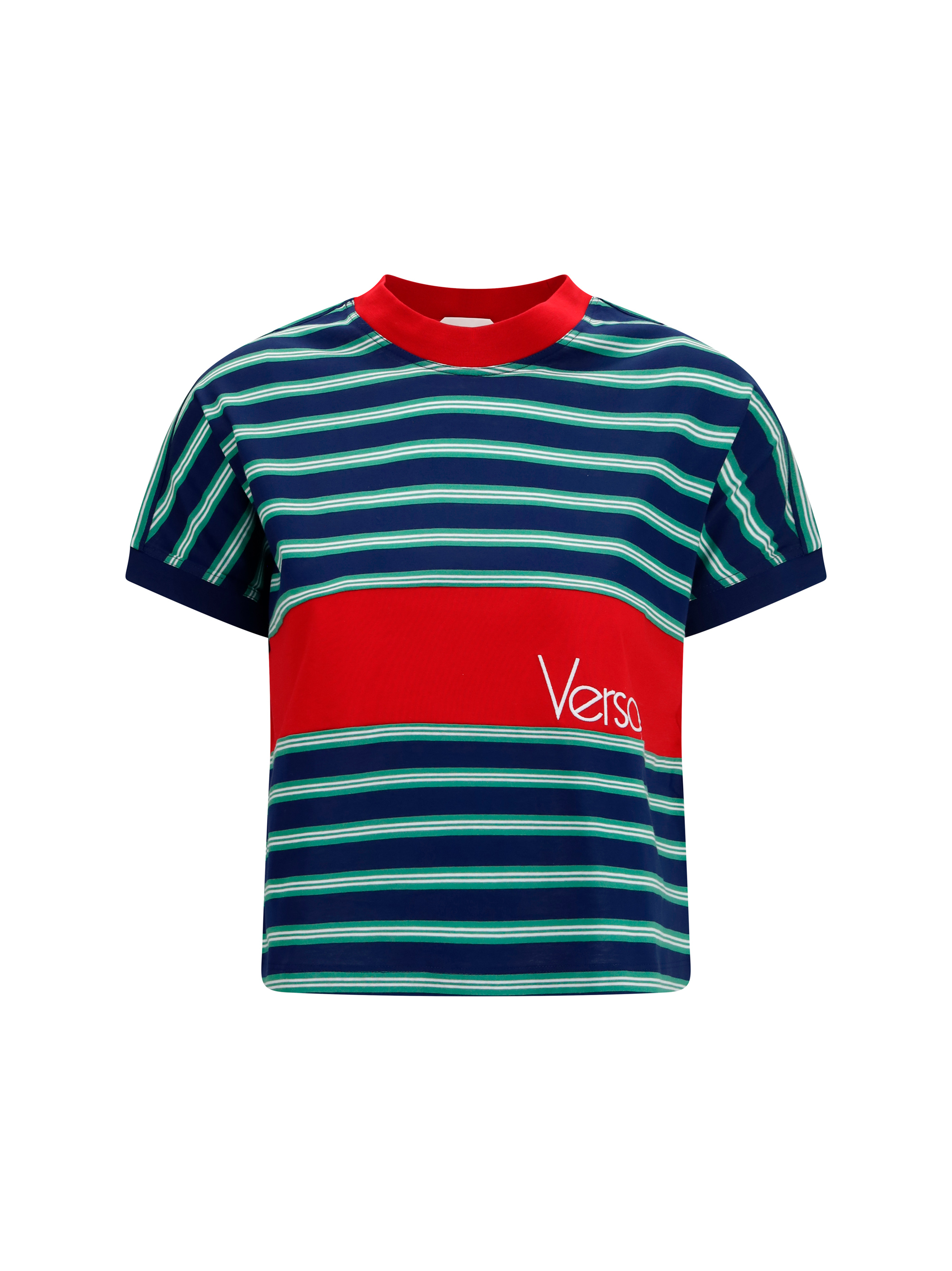 Striped cotton T-shirt