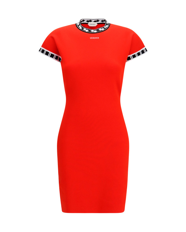 Cotton knit mini Dress